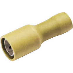 Vogt Verbindungstechnik 3917 kulatá dutinka 4 mm² 6 mm² Ø pin: 5 mm plná izolace žlutá 1 ks
