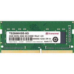Transcend RAM modul pro notebooky DDR4 8 GB 1 x 8 GB 2666 MHz 260pin SO-DIMM CL19 TS2666HSB-8G