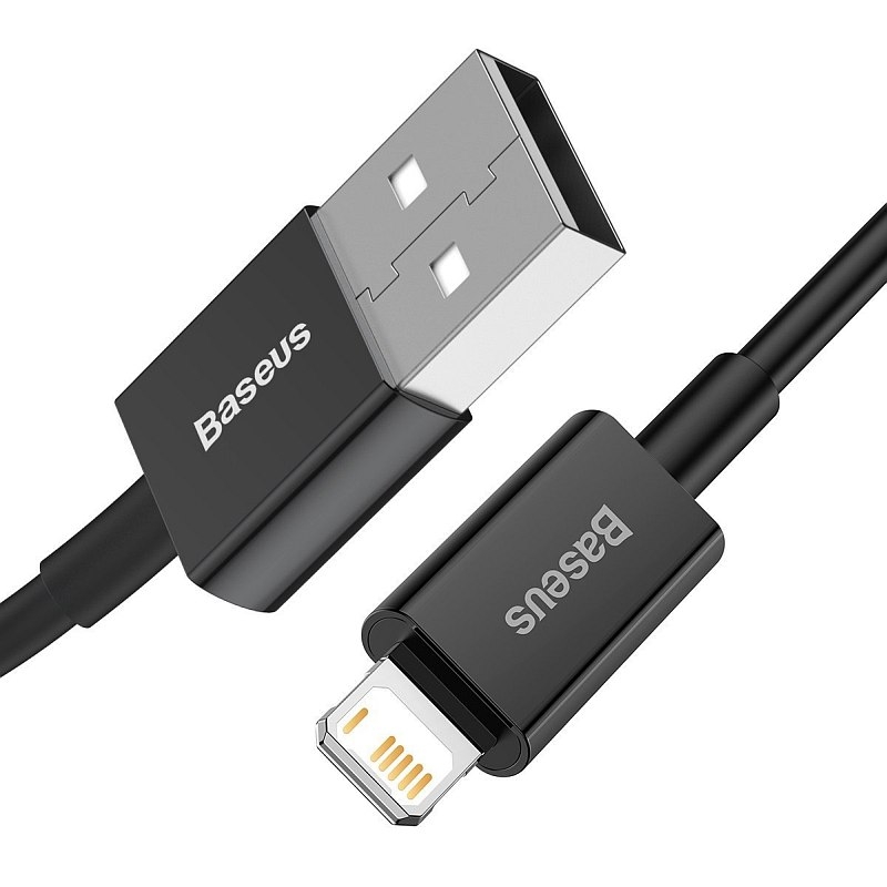 Baseus Superior Series Cable USB to iP 2.4A 2m (black)