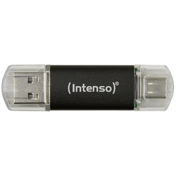 Intenso Twist Line USB flash disk 64 GB antracitová 3539490 USB-A, USB-C®, USB 3.1 (Gen 1x1)