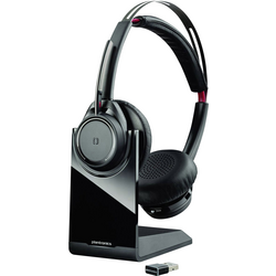 Plantronics UC B825 telefon Sluchátka On Ear Bluetooth® stereo černá Potlačení hluku Vypnutí zvuku mikrofonu