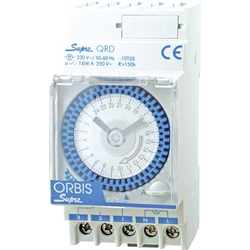 ORBIS Zeitschalttechnik SUPRA QRS 230V časovač na DIN lištu analogový 230 V/AC