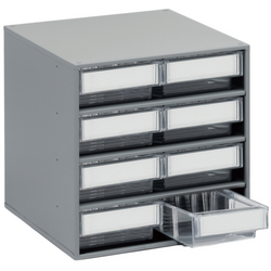 Treston 0840-3 skladová skříň    (š x v x h) 400 x 395 x 400 mm světle šedá, šedá 1 ks