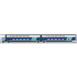 TRIX H0 T23488 Sada doplňkových vozů 2 k TGV Euroduplex SNCF Sada 2