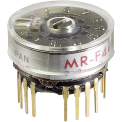 NKK Switches  MRF206  MRF206  otočný spínač  125 V/AC  0.25 A  Počet pozic přepínače 6  1 x 30 °    1 ks
