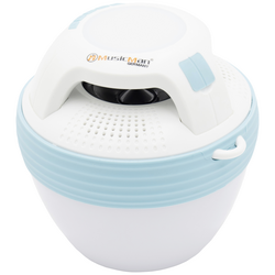 Music Man BT-X60 Bluetooth® reproduktor hlasitý odposlech, outdoor, odolná vůči stříkající vodě, prachotěsný, přenosné, Vodotěsný modrobílá