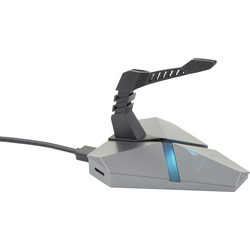 Surefire Gaming Axis držák kabelu myši USB hub, s podsvícením šedá (š x v x h) 103 x 21 x 116 mm