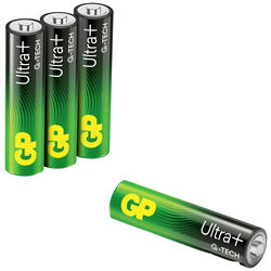 GP Batteries GPPCA24UP178 mikrotužková baterie AAA alkalicko-manganová 1.5 V 4 ks