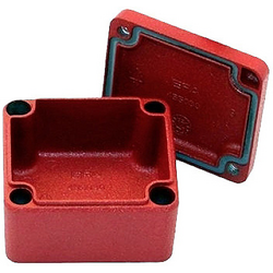 Reltech EfaBox 128-000-362 univerzální pouzdro 45 x 50 x 30  hliník práškově lakováno červená 1 ks