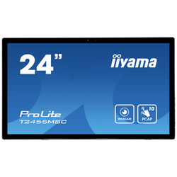 Iiyama PROLITE T2455MSC-B1 LED monitor 60.5 cm (23.8 palec) Energetická třída (EEK2021) E (A - G) 1920 x 1080 Pixel Full HD 5 ms HDMI™, DisplayPort, na sluchátka (jack 3,5 mm), USB IPS LED