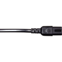 Manhattan napájecí kabel [1x Euro zástrčka - 1x IEC C8 zástrčka] 1.80 m černá