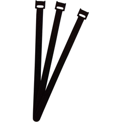 Stahovací páska se suchým zipem FASTECH® ETK-3-250-9999, (d x š) 250 mm x 13 mm, černá, 1 ks