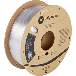 Polymaker PB01024 PolyLite vlákno pro 3D tiskárny PETG plast Žáruvzdorné, Vysoká pevnost v tahu 2.85 mm 1000 g transparentní 1 ks