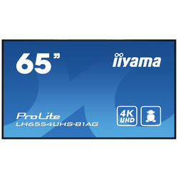 Iiyama ProLite LH6554UHS-B1AG displej Digital Signage Energetická třída (EEK2021): G (A - G) 163.8 cm (64.5 palec) 3840 x 2160 Pixel 24/7 Funkce proti