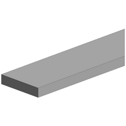 polystyren čtvercový profil (d x š x v) 350 x 0.5 x 0.25 mm 10 ks evergreen