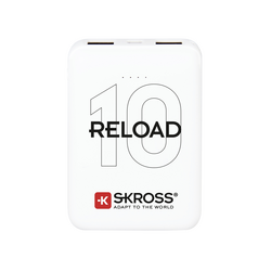 Skross Reload 10 powerbanka 10000 mAh  Li-Ion akumulátor  bílá Indikátor stavu