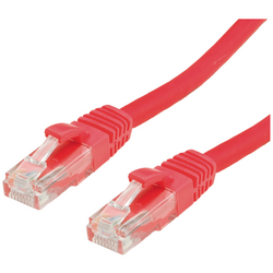 Value 21.99.1071 RJ45 síťové kabely, propojovací kabely CAT 6 U/UTP 7.00 m červená  1 ks