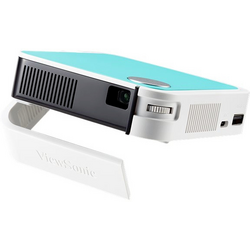 Viewsonic projektor M1-mini-plus  LED Světelnost (ANSI Lumen): 120 lm 1920 x 1080 Full HD 500 : 1 stříbrná, černá, modrá