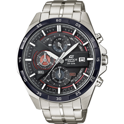 Casio chronografické náramkové hodinky EFR-556DB-1AVUEF (d x š x v) 53.5 x 48.7 x 12.6 mm stříbrná/bílá Materiál pouzdra=nerezová ocel materiál řemínku=nerezová ocel