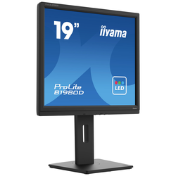 Iiyama ProLite LED monitor 48.3 cm (19 palec) Energetická třída (EEK2021) E (A - G) 1280 x 1024 Pixel  5 ms VGA, DVI TN LED