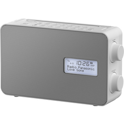 Panasonic RF-D30BTEG-W kuchyňské rádio DAB+, FM Bluetooth, AUX funkce alarmu, voděodolné bílá