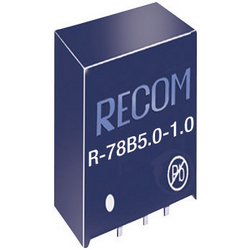 RECOM  R-78B5.0-1.0  DC/DC měnič napětí do DPS    5 V/DC  1 A  5 W  Počet výstupů: 1 x  Obsahuje 1 ks