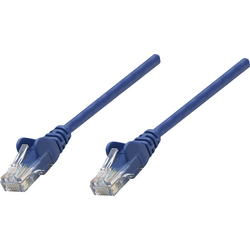 Intellinet 319874 RJ45 síťové kabely, propojovací kabely CAT 5e U/UTP 7.50 m modrá  1 ks
