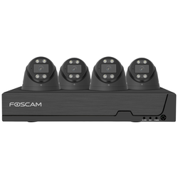 Foscam FN9108E-T4-2T black LAN IP-sada bezpečnostní kamery 8kanálový se 4 kamerami 3840 x 2160 Pixel
