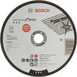 Bosch Accessories 2608619771 2608619771 řezný kotouč rovný 180 mm 1 ks nerezová ocel