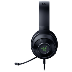 RAZER Kraken V3 X Gaming Sluchátka Over Ear kabelová Virtual Surround černá  headset, regulace hlasitosti, Vypnutí zvuku mikrofonu