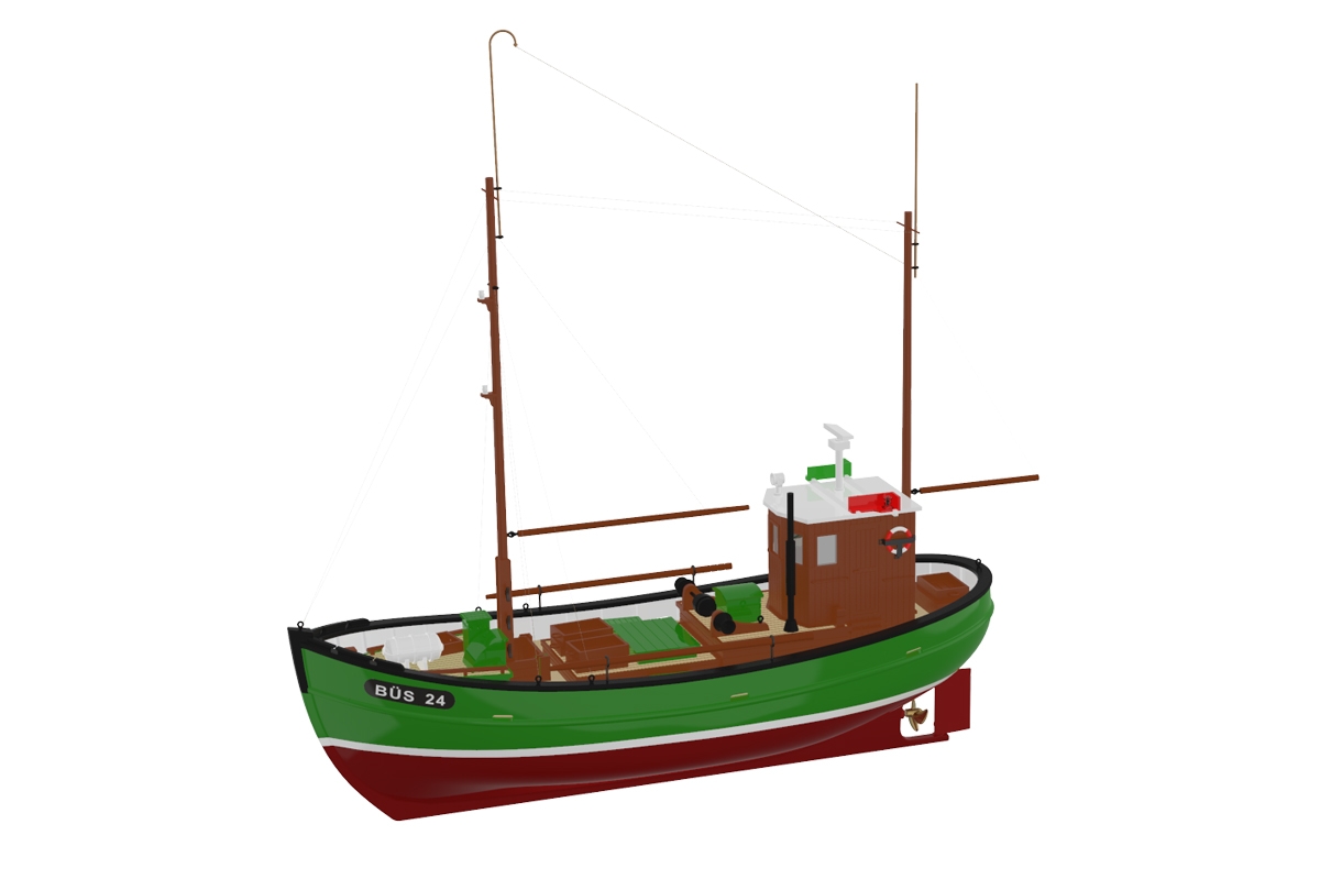 KY Model BUS 24 rybářský kutr 1:50 kit