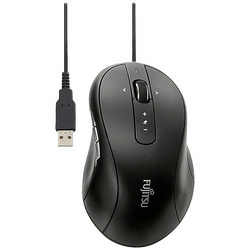 Fujitsu M960 Wi-Fi myš USB optická černá 6 tlačítko 2000 dpi