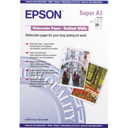 Epson WaterColor Paper Radiant White C13S041352 fotografický papír DIN A3+ 190 g/m² 20 listů matný