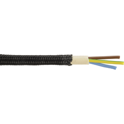 Kash  připojovací kabel  3 x 0.75 mm² černá metrové zboží