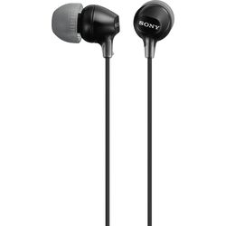 Sony MDR-EX15LP  špuntová sluchátka kabelová  černá