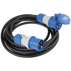 AS Schwabe 61401 napájecí prodlužovací kabel   černá, modrá 5 m
