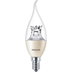 Philips Lighting 30604200 LED Energetická třída (EEK2021) F (A - G) E14 svíčkový tvar, ve větru 2.8 W = 25 W teplá bílá (Ø x d) 38 mm x 129 mm  1 ks