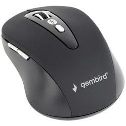 Gembird  Wi-Fi myš Bluetooth® optická černá 6 tlačítko 800 dpi, 1600 dpi