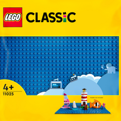 11025 LEGO® CLASSIC Modrá montážní deska