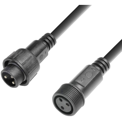 Cameo P EX 001 napájecí prodlužovací kabel IP65 [1x XLR zástrčka - 1x XLR zásuvka] 1.00 m černá