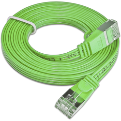 Slim Wirewin PKW-STP-SLIM-KAT6 2.0 GN RJ45 síťové kabely, propojovací kabely CAT 6 U/FTP 2.00 m zelená plochý 1 ks