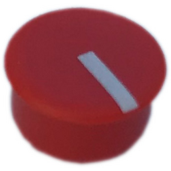 PSP C130-6 krytka knoflíku  červená, bílá Vhodné pro (série tlačítek, koleček) kulaté tlačítko 13 mm 1 ks