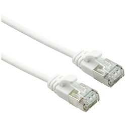 Roline 21.15.1714 RJ45 síťové kabely, propojovací kabely CAT 6A F/UTP 1.50 m bílá  1 ks