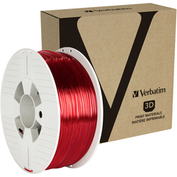 Verbatim 55062  vlákno pro 3D tiskárny PETG plast  2.85 mm 1 kg červená (transparentní)  1 ks