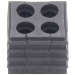 CONTA-CLIP KDS-DE 4X6 BK Těsnící prvek     termoplastický elastomer  černá 10 ks