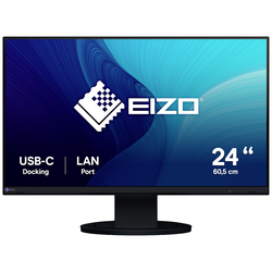 EIZO EV2490-BK LED monitor 60.5 cm (23.8 palec) Energetická třída (EEK2021) C (A - G) 1920 x 1080 Pixel Full HD 5 ms HDMI™, DisplayPort, USB-C®, USB B, na