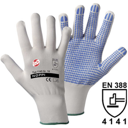 L+D NOPPI 1145-8 nylon pracovní rukavice  Velikost rukavic: 8, M EN 388 CAT II 1 pár