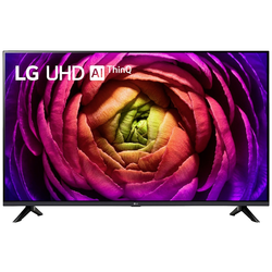 LG Electronics 4K Smart UHD TV UR73 LCD TV 139.7 cm 55 palec Energetická třída (EEK2021) G (A - G) UHD, Smart TV, WLAN, CI+ černá