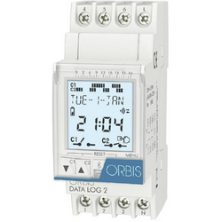 ORBIS Zeitschalttechnik DATA LOG 2  230 V časovač na DIN lištu digitální 250 V/AC