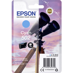 Epson Ink T02V24, 502 originál  azurová C13T02V24010